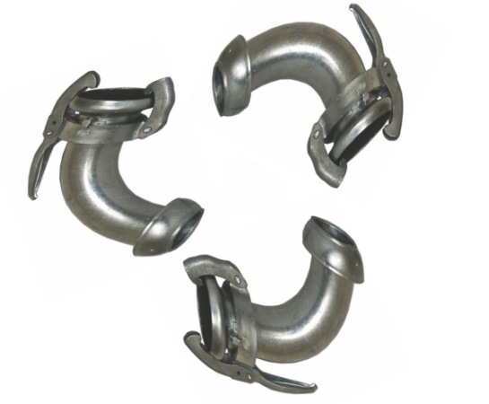 Perrot und Kardan V-Teil und M-Teil Bogen 90°, Bogen 45° und Bogen 30°